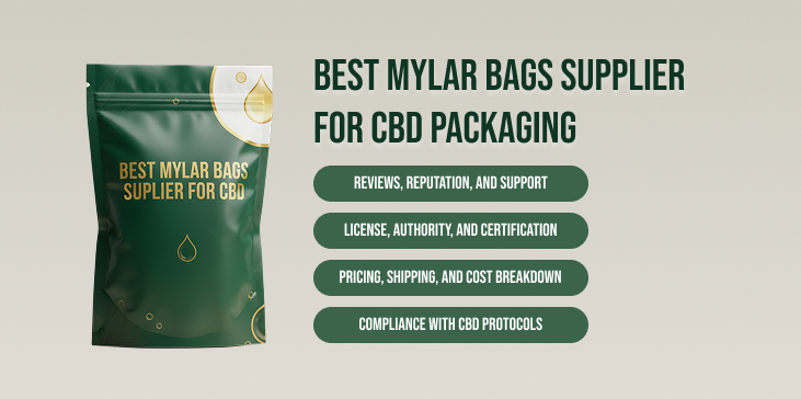 Best Mylar Bags Supplier for CBD Packaging